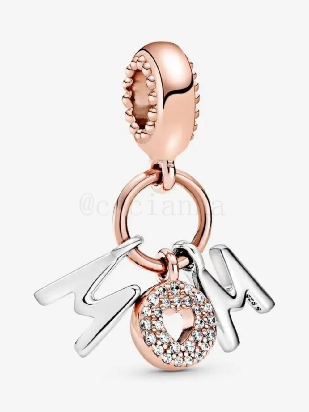 Pandora Mom Letters Dangle Charm